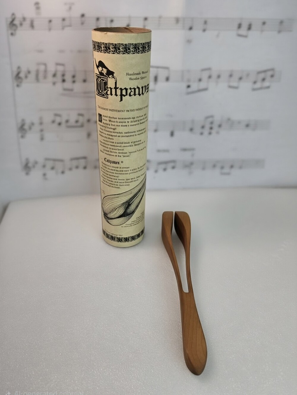 Catpaws Handmade Musical Wooden Spoons Music  Appalachian 1995 Steven Catania.